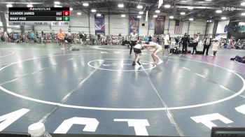 112 lbs Rr Rnd 3 - Xander James, 84 Athletes vs Shay Fitz, Team RJN Green