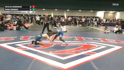 120 lbs Consi Of 8 #2 - Nicolas Enzminger, ND vs Dunia Siboman, NY