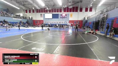 139 lbs Quarterfinal - Dante Moralez, Organ Mountain vs Tony Chavez, Albuquerque