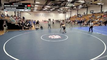 141 lbs 3rd Place Match - Hunter Keane, Case Western Reserve vs Michael Kallimani, Manchester