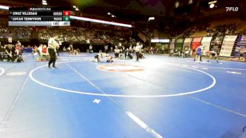 165 Class 3 lbs Cons. Round 2 - Cruz Villegas, Warrensburg vs Lucas Tennyson, Pacific