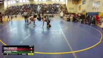 120 lbs Cons. Round 3 - Paul Benedicto, Miami Beach Senior High vs Anthony O`Dell, Golden Bears