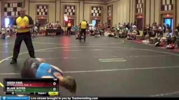 130 lbs Round 5 (6 Team) - Aiden King, Olympia National Team vs Blake Boyer, Revival Yellow