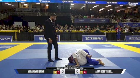 Abra Rose Terrell vs Mei Adilynn Brinn 2026 Pan Kids Jiu-Jitsu IBJJF Championship