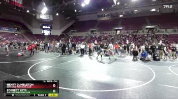 74 lbs Quarterfinal - Forrest Keys, SLV Elite Wrestling Club vs Henry Dumbleton, Bear Cave Wrestling Club