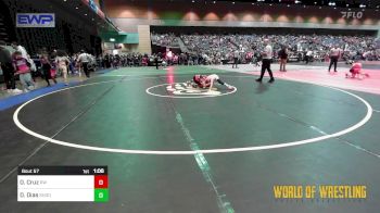 64 lbs Quarterfinal - Orlando Cruz, Red Wave Wrestling vs Dash Dias, Shootbox