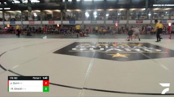 178-192 lbs Cons. Round 1 - Ryan Stockl, NWo Wrestling Club vs Jd Dunn, FZS Bulldogs