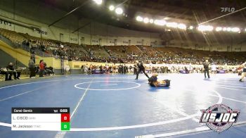 142 lbs Consolation - LYNDI CISCO, Darko Valley Wolfpak vs Miangel Jackson, Team Tulsa Wrestling Club