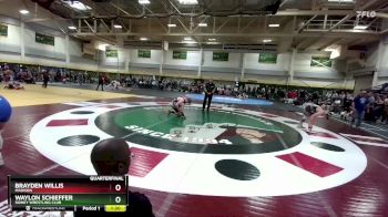 Quarterfinal - Brayden Willis, Madison vs Waylon Schieffer, Sidney Wrestling Club