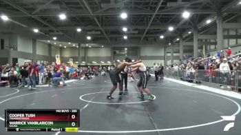 265 lbs Cons. Round 2 - Warrick VanBlaricon, Salina vs Cooper Tush, Thunderstruck