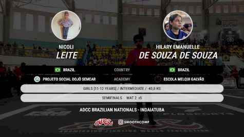 Nicoli LEITE vs Hilary Emanuelle De Souza De Sou 2025 ADCC Brazilian Nationals