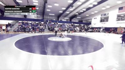 125 lbs Cons. Round 3 - Georgios Sezenias, Averett vs Hunter Sanchez, Springfield College