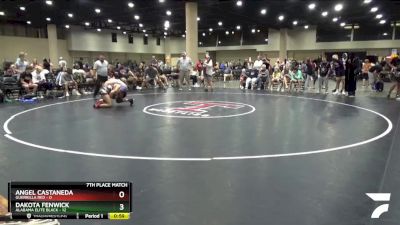 120 lbs Placement Matches (32 Team) - Dakota Fenwick, Alabama Elite Black vs Angel Castaneda, Guerrilla Red