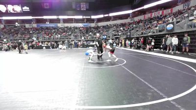 110 lbs Quarterfinal - Callahan Earnest, East Kansas Eagles vs Brantley Crumly, Petersburg