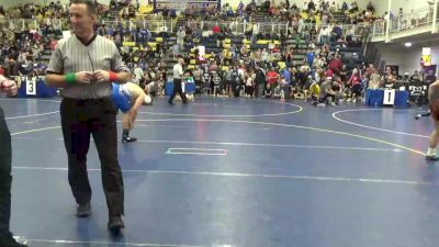 210 lbs Quarterfinal - Mason Keister, Cathedral Prep vs Caleb Niklas, Canon-McMillan