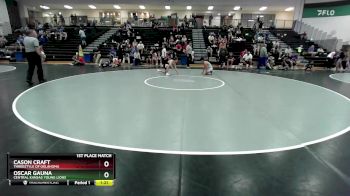113 lbs 1st Place Match - Cason Craft, Threestyle Of Oklahoma vs Oscar Gauna, Central Kansas Young Lions