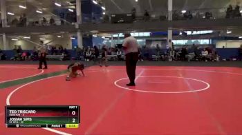 80 lbs Round 2 (4 Team) - Josiah Sims, St. Ed`s vs Teo Triscaro, Kenston