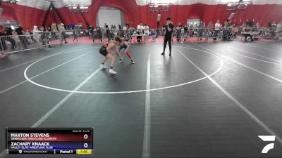 106 lbs Cons. Round 2 - Maxton Stevens, Sarbacker Wrestling Academy vs Zachary Knaack, Valley Elite Wrestling Club