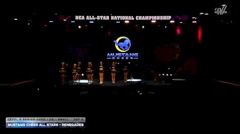 Mustang Cheer All Stars - Renegades [2026 L5 Senior Coed - D2 - Small Day 2] 2026 NCA All-Star National Championship