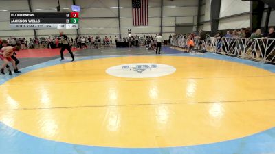 120 lbs Round Of 64 - Eli Flowers, GA vs Jackson Wells, KY