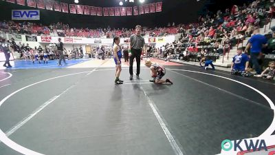 83 lbs Rr Rnd 2 - Olivia Struble, Gentry Youth Wrestling vs Denver Gibson, Checotah Matcats