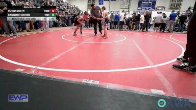 100 lbs 5th Place - Jared Smith, Ponca City Wildcat Wrestling vs Cannon Hughes, Verdigris Youth Wrestling