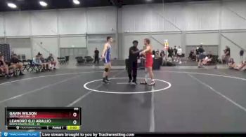 145 lbs Semis & 1st Wrestleback (8 Team) - Gavin Wilson, South Carolina vs Leandro (LJ) Araujo, North Dakota Blue