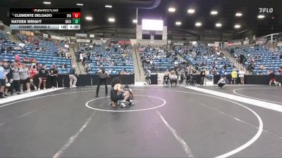 125 lbs Champ. Round 2 - Hayden Wright, Oklahoma City vs Clemente Delgado, Embry-Riddle (Ariz.)