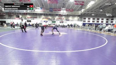 197 lbs Champ. Round 2 - Braeden Stotts, Missouri Baptist University vs Timothy Merchant, FriendsU - Unattached