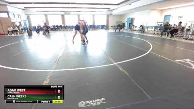 220 lbs Cons. Round 6 - Adam West, Snake River vs Cash Weeks, Middleton