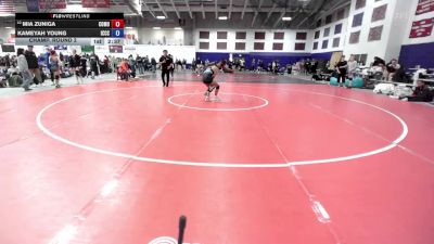 103 lbs Champ. Round 2 - Kameyah Young, Iowa Central Community College vs Mia Zuniga, Colorado Mesa University