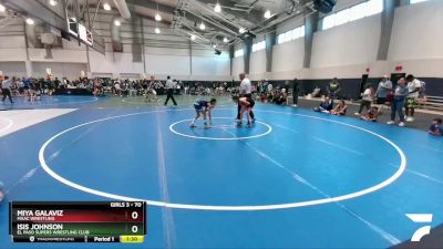 70 lbs Semifinal - Isis Johnson, El Paso Supers Wrestling Club vs Miya Galaviz, MAAC Wrestling