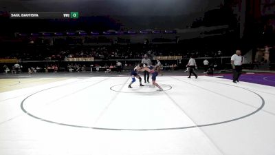133 lbs Consi Of 16 #1 - Wayshaun Hicks, Liberty vs Saul Bautista, Western Washington