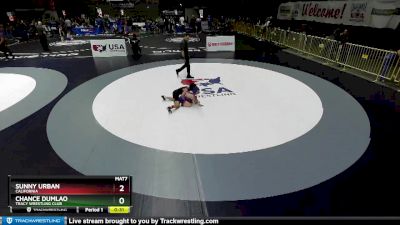 70 lbs Cons. Round 5 - Chance Dumlao, Tracy Wrestling Club vs Sunny Urban, California