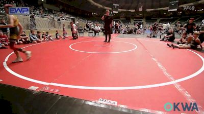 60 lbs Semifinal - Ford Crain, Collinsville Cardinal Youth Wrestling vs Bostyn Bayer, Broken Arrow Wrestling Club