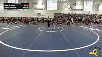106 lbs Cons. Round 4 - Quinn Sullivan, Columbia Youth Wrestling Club vs Raelyn Diebel, Gowanda Wrestling Club
