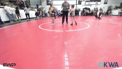 52-55 lbs Rr Rnd 1 - Jericho Cole, Salina Wrestling Club vs Everlee Henderson, Standfast