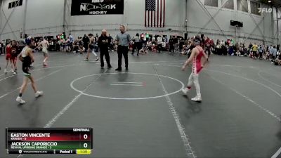 56 lbs Semis (4 Team) - Easton Vincente, Kraken vs Jackson Caporiccio, Revival Uprising Orange