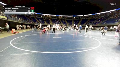 167 lbs Quarterfinal - Wesley Shippert, State College vs Cole Walker, Central Bucks