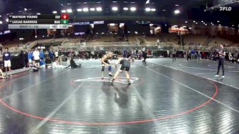 132 lbs Champ. Round 2 - Mayson Young, South Effingham vs Lucas Barrios, Mater Academy