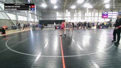 14U Girls - 165 lbs Champ. Round 1 - Helene-Lee Acuna, CA vs Kaliya Kinard, MT