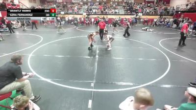 92 lbs Quarters - Ezra Fernandez, Sublime Wrestling Academy vs Brantly Hanks, 208 Badgers Wrestling Club