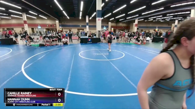 136 lbs Semifinal - Camille Rainey, Warrior Trained Wrestling vs Hannah ...