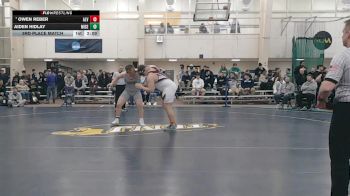 285 lbs 3rd Place Match - Aiden Hidlay, Misericordia vs Owen Reber, Alvernia University