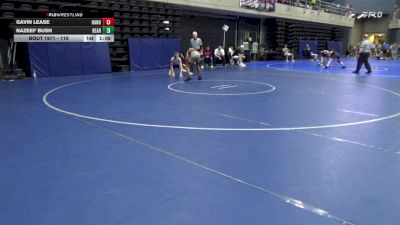 115 lbs Consi Of 8 #1 - Gavin Lease, Hanover vs Nazeef Bush, Bear