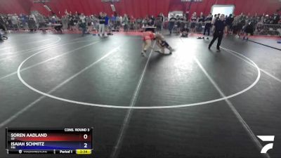 170 lbs Cons. Round 3 - Soren Aadland, SD vs Isaiah Schmitz, MN