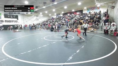 106 lbs Cons. Round 1 - Fernando Gonzalez, Savanna vs Samuel Munoz, Mater Dei