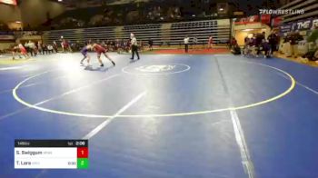 149 lbs Round Of 16 - Sebas Swiggum, Minnesota vs Triston Lara, Northern Iowa