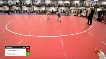 101 lbs Consolation - Tanner Catrabone, St Francis vs Trevor Patrovich, Hauppauge