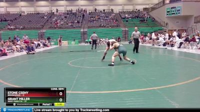 150 lbs 4th Wrestleback (16 Team) - Stone Csehy, Brookwood vs Grant Miller, West Forsyth